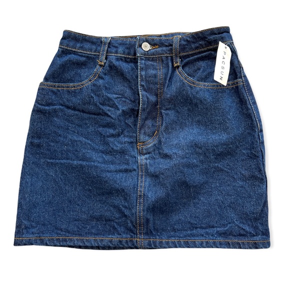 Brandy Melville • John Galt • Medium Indigo Crosby Denim Jean Skirt - Picture 3 of 7